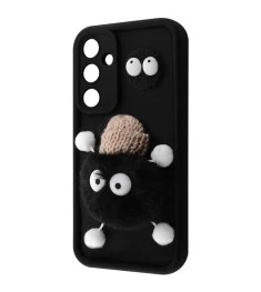 Чохол Pretty Things Case для Samsung Galaxy A15 (Чорний / Пухнастий Чорний)