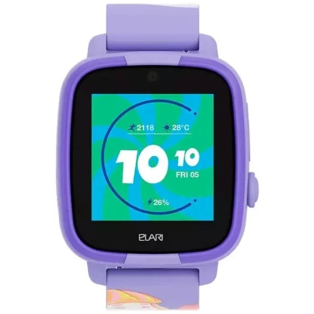 Детские смарт-часы Elari FixiTime Fun GPS (Lilac)