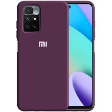 Силикон Original 360 Case Logo Xiaomi Redmi 10 (Сиреневый)