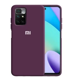 Силикон Original 360 Case Logo Xiaomi Redmi 10 (Сиреневый)