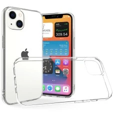 Силіконовий чохол WS для Apple iPhone 13 (прозорий)