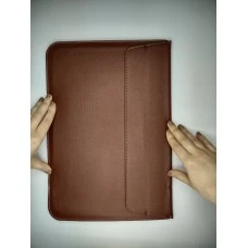 Чехол Leather Cover Apple MacBook 15.4" / 16" (Brown)
