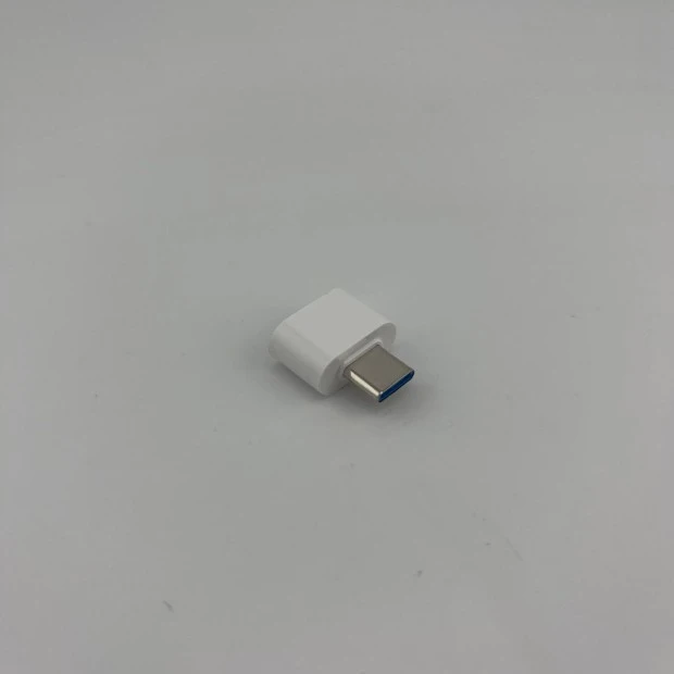 OTG-переходник (USB - Type-C) (Тех.пак) (Белый)