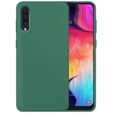 Силикон Original 360 Case Samsung Galaxy A30s / A50 / A50s (Тёмно-зелёный)