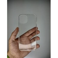 Чехол силиконовый WS Apple iPhone 15 (Прозрачный)