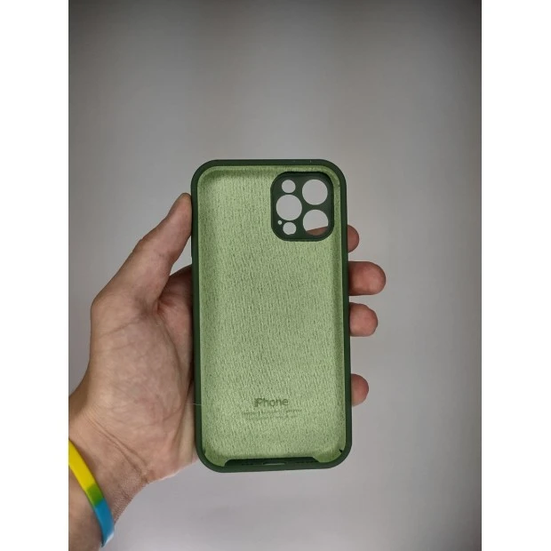 Чохол Original RoundCam з силікону для Apple iPhone 12 Pro (Лісовий Зелений)