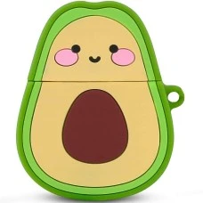 Чехол для наушников Cartoon Apple AirPods 2 (Avocado, 02)