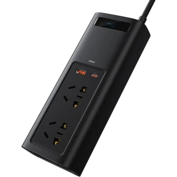 Автомобільний інвертор Baseus In-car Inverter 150W (Чорний) CRNBQ-A01