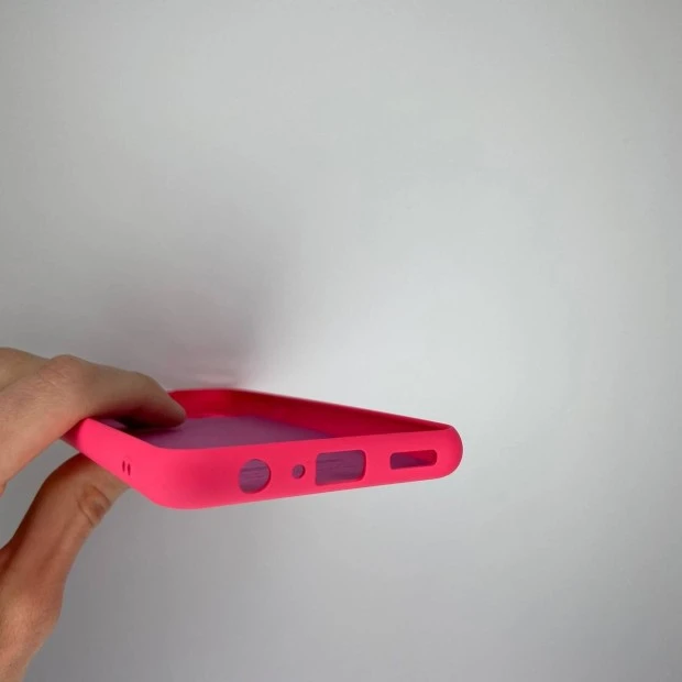 Силикон Original 360 Case Samsung Galaxy A04 (2022) (ShutCam) (Малиновый)