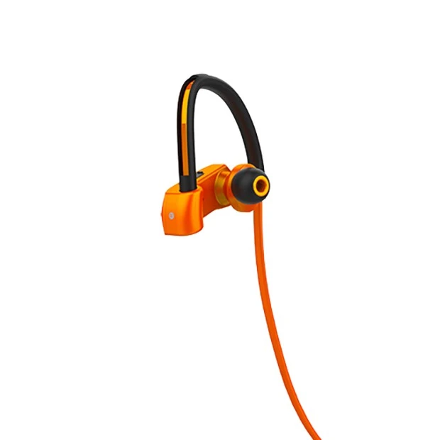 Наушники-гарнитура Moxom MOX-22 Waterproof Sport (Чёрно-оранжевый)