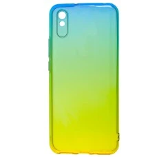 Силикон Gradient Design Xiaomi Redmi 9A (Зелёно-жёлтый)