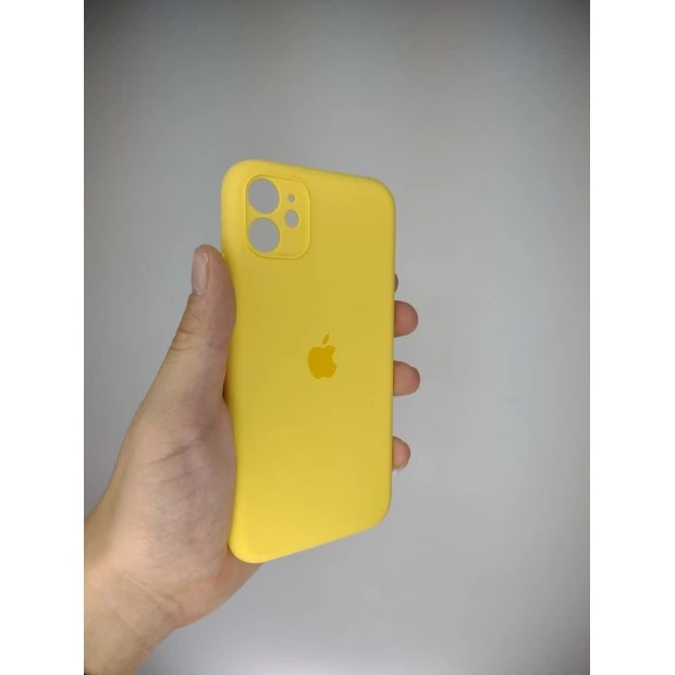 Силикон Original RoundCam Case Apple iPhone 11 (63) Canary Yellow