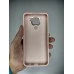 Накладка Metal Camera Xiaomi Redmi Note 9 / Redmi 10X (Персиковый)