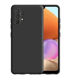 Силіконовий оригінальний чохол 360 для Samsung Galaxy A32 (2021) (ShutCam) (чорн..
