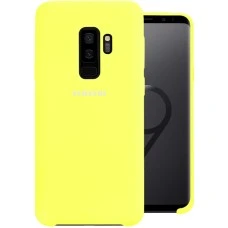 Силиконовый чехол Original Case Samsung Galaxy S9 Plus (Лайм)