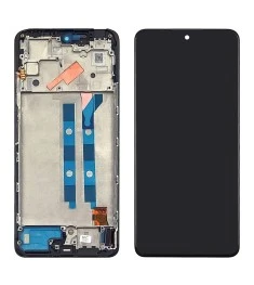 Дисплей для Xiaomi Redmi Note 11 Pro с чёрным тачскрином и корпусной рамкой OLED..