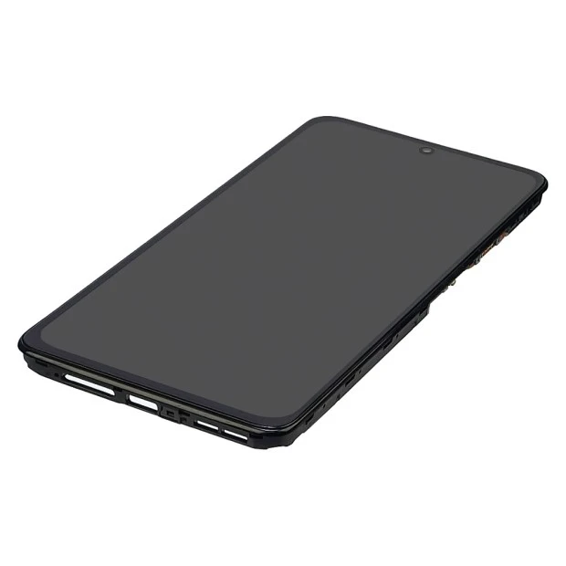 Дисплей для Xiaomi Redmi Note 11 Pro с чёрным тачскрином и корпусной рамкой OLED