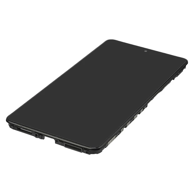 Дисплей для Xiaomi Redmi Note 12 Pro (5G) с чёрным тачскрином и корпусной рамкой OLED