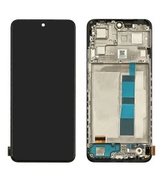 Дисплей для Xiaomi Redmi Note 12 (4G) с чёрным тачскрином и корпусной рамкой IPS..