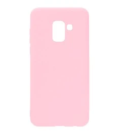 Силикон iNavi Color Samsung Galaxy A8 Plus (2018) A730 (персик)