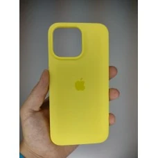 Силіконовий оригінальний чохол круглої форми для Apple iPhone 15 Pro Max (40) Flash