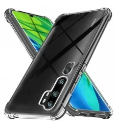 Силикон 6D Xiaomi Mi Note 10 Lite (Прозрачный)