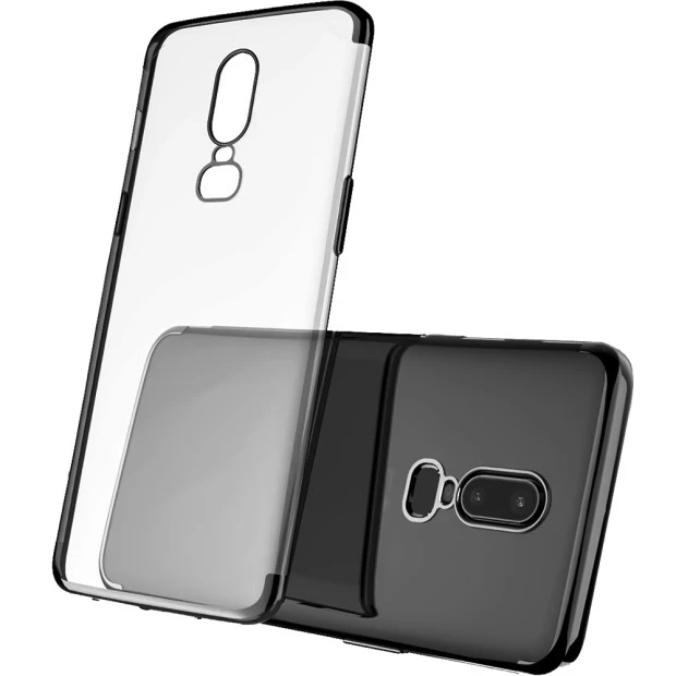 Силиконовый чехол UMKU Line OnePlus 6T (чёрный)