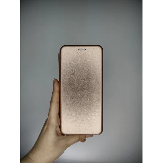 Чехол-книжка Оригинал Xiaomi Redmi 10C / 12C (Розовое золото)