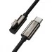 USB-кабель Baseus Legend Elbow PD 20W (1м) (Type-C на Lightning) (Чорний) CATLCS-01 USB-кабель Baseus Legend Elbow PD 20W (1м) (Type-C на Lightning) (Чорний) CATLCS-01