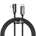 USB-кабель Baseus Legend Elbow PD 20W (1м) (Type-C на Lightning) (Чорний) CATLCS-01 USB-кабель Baseus Legend Elbow PD 20W (1м) (Type-C на Lightning) (Чорний) CATLCS-01