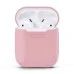 Чехол для наушников Full Silicone Case with Microfiber Apple AirPods (08) Pink Sand Чехол для наушников Full Silicone Case with Microfiber Apple AirPods (08) Pink Sand