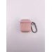 Чехол для наушников Full Silicone Case with Microfiber Apple AirPods (08) Pink Sand Чехол для наушников Full Silicone Case with Microfiber Apple AirPods (08) Pink Sand