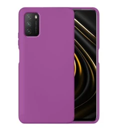 Силикон Original 360 Case Xiaomi Poco M3 (Сиреневый)