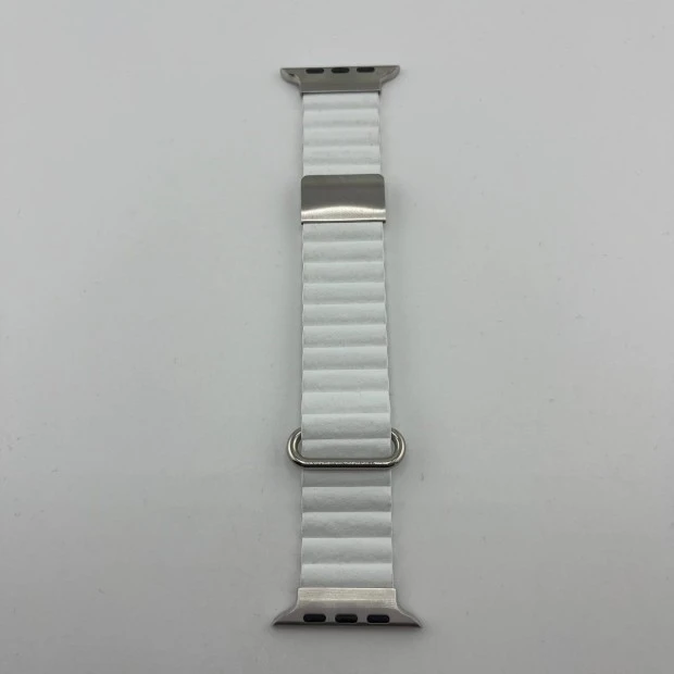 Ремешок Apple Watch Color Leather 42 / 44 / 45 / 49 mm (White)