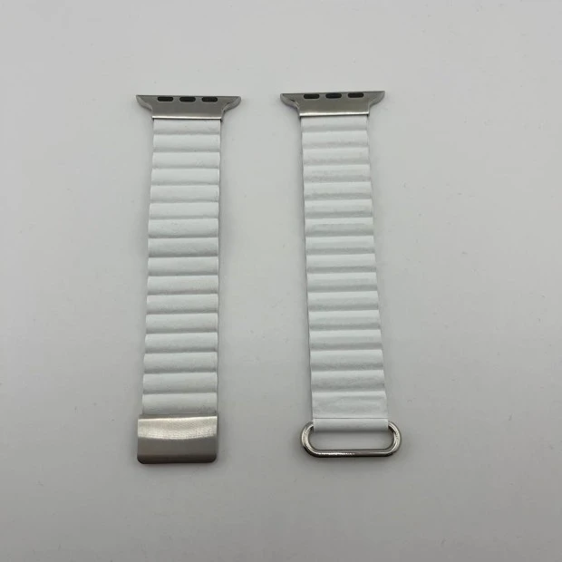 Ремешок Apple Watch Color Leather 42 / 44 / 45 / 49 mm (White)