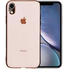 Силиконовый чехол Zefir Case Apple iPhone XR (Розовое-золото)