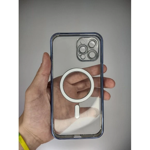Чехол UMKU Shining with MagSafe Apple iPhone 12 Pro Max (Blue)