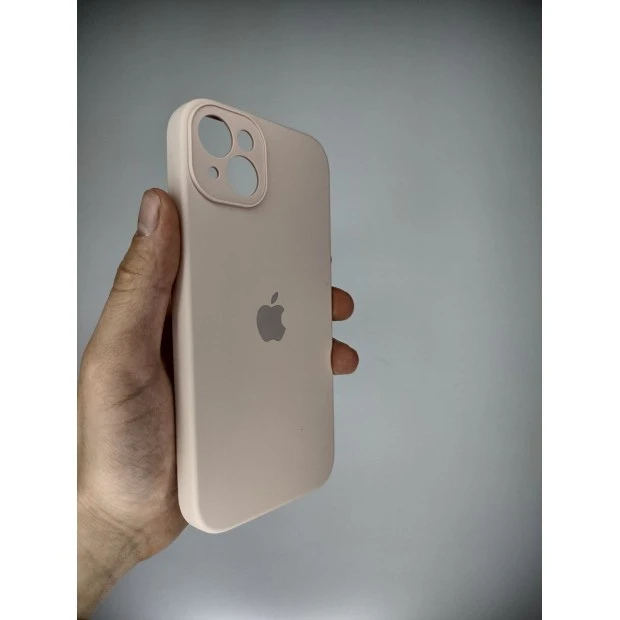 Силикон Original RoundCam Case Apple iPhone 14 Plus (08) Pink Sand