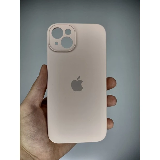 Силикон Original RoundCam Case Apple iPhone 14 Plus (08) Pink Sand