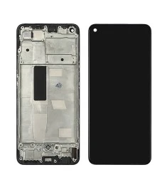 Дисплей для Oppo Reno 5 Lite с чёрным тачскрином и корпусной рамкой IPS