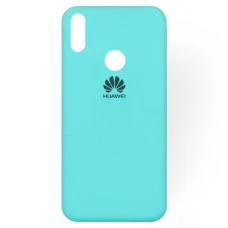 Original 360 Silicone Case Logo for Huawei Y6 Pro (2019)  /  Honor 8A (Turquoise)