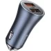 Baseus Golden Contactor Pro CCJD-0G 40W 1USB / 1Type-C Car Charger Adapter (Gray) Baseus Golden Contactor Pro CCJD-0G 40W 1USB / 1Type-C Car Charger Adapter (Gray)
