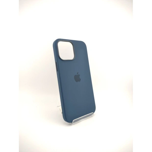 Силіконовий чохол з MagSafe для Apple iPhone 13 Pro Max (Безодня Синя)
