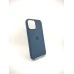 Силіконовий чохол з MagSafe для Apple iPhone 13 Pro Max (Безодня Синя)