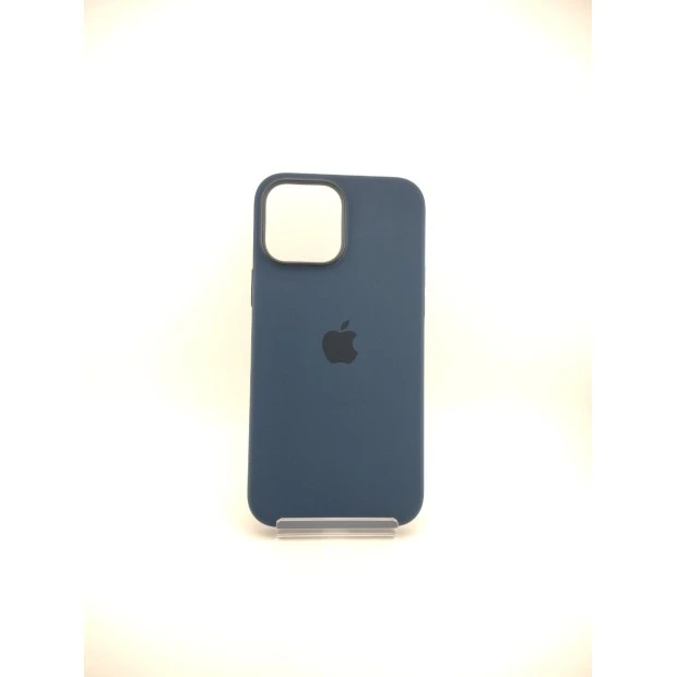 Силіконовий чохол з MagSafe для Apple iPhone 13 Pro Max (Безодня Синя)