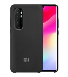 Силикон Original 360 Case Logo Xiaomi Mi Note 10 Lite (Чёрный)