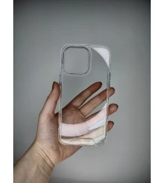 Силикон Space Case Premium Apple iPhone 15 Pro Max (Прозрачный)