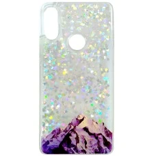 Силиконовый чехол Liquid Fashion Xiaomi Redmi Note 7 (Mountains)