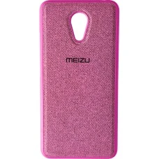 Силикон Textile Meizu M3 Note (Розовый)