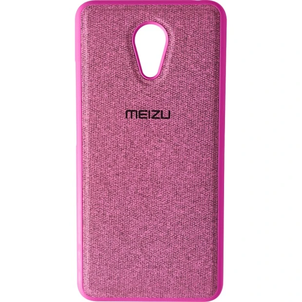 Силікон Textile Meizu M3 Note (Рожевий)